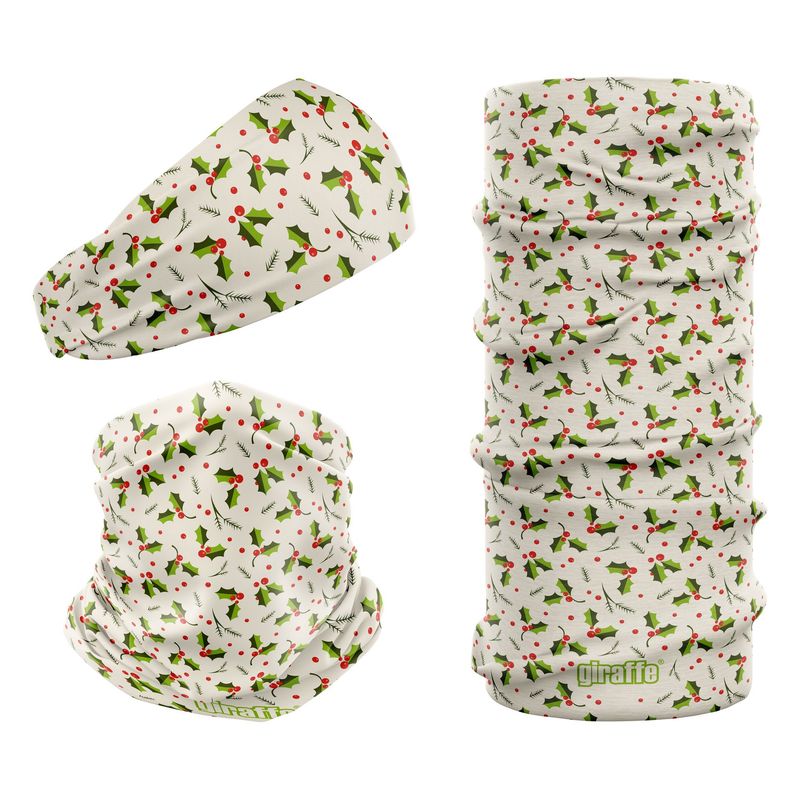 G-535 Xmas Holly Snood