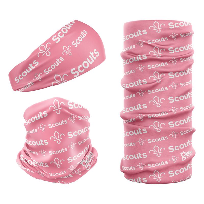 Scout Pink Logo Scout Association SA37 Snood