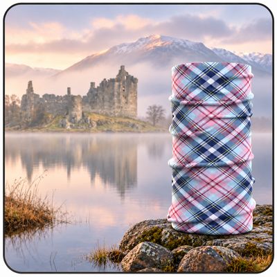 Scottish snoods featuring tartan and Scotland-inspired designs