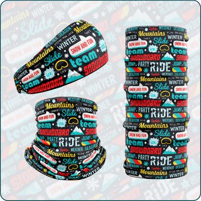 Skiing sportswear multifunctional headwear