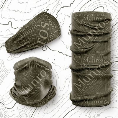 Mountain themed snoods and gifts inspired by hiking and the outdoors