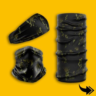 Reversible Green Camo Snoods