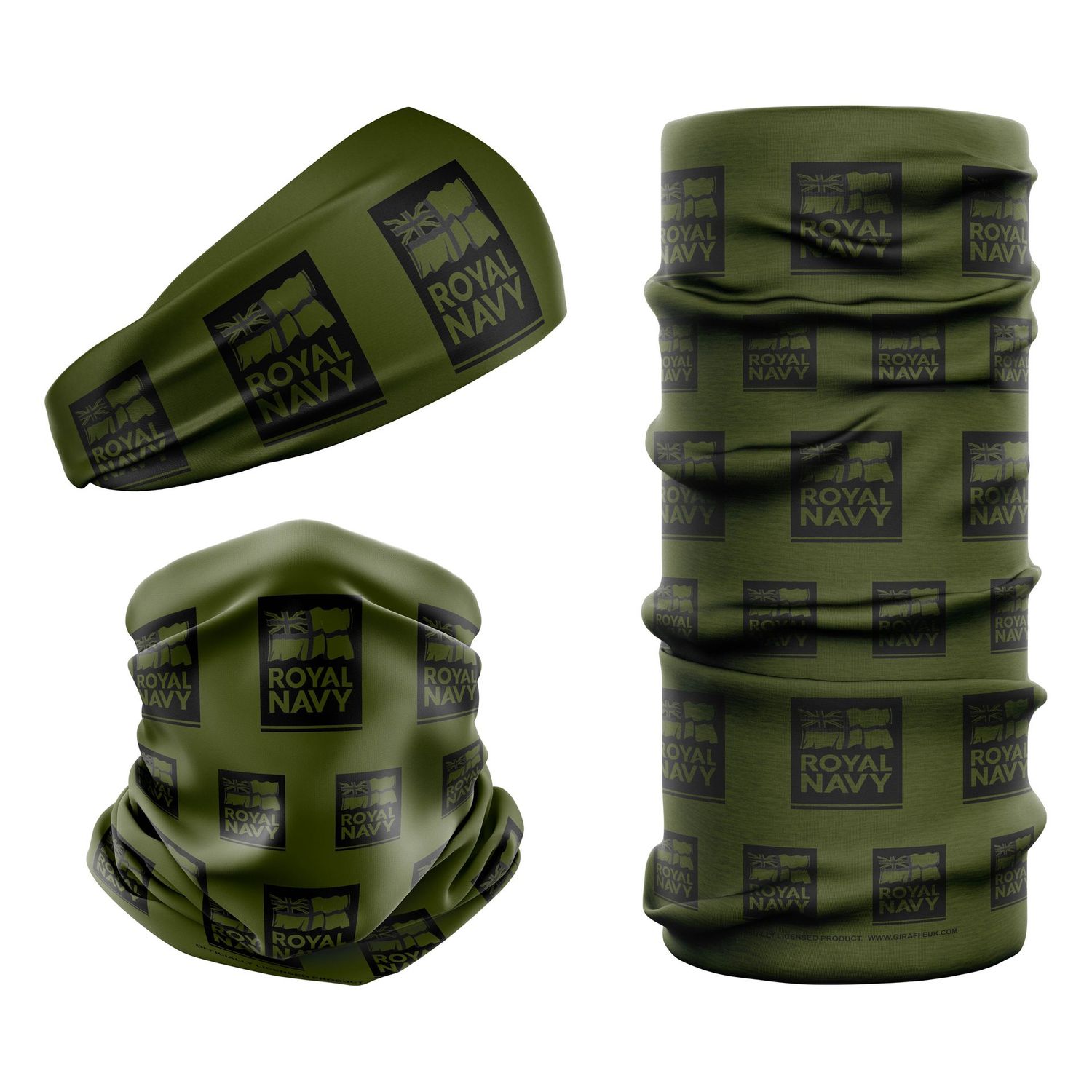 MOD British Royal Navy Camo Green Reversible Snood MOD British Royal Navy Camo Green Reversible Snood