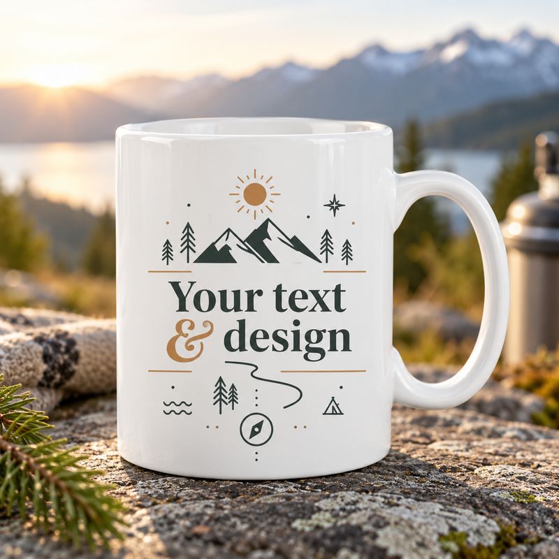 Custom Mug - printed with your design - text, logo, photos