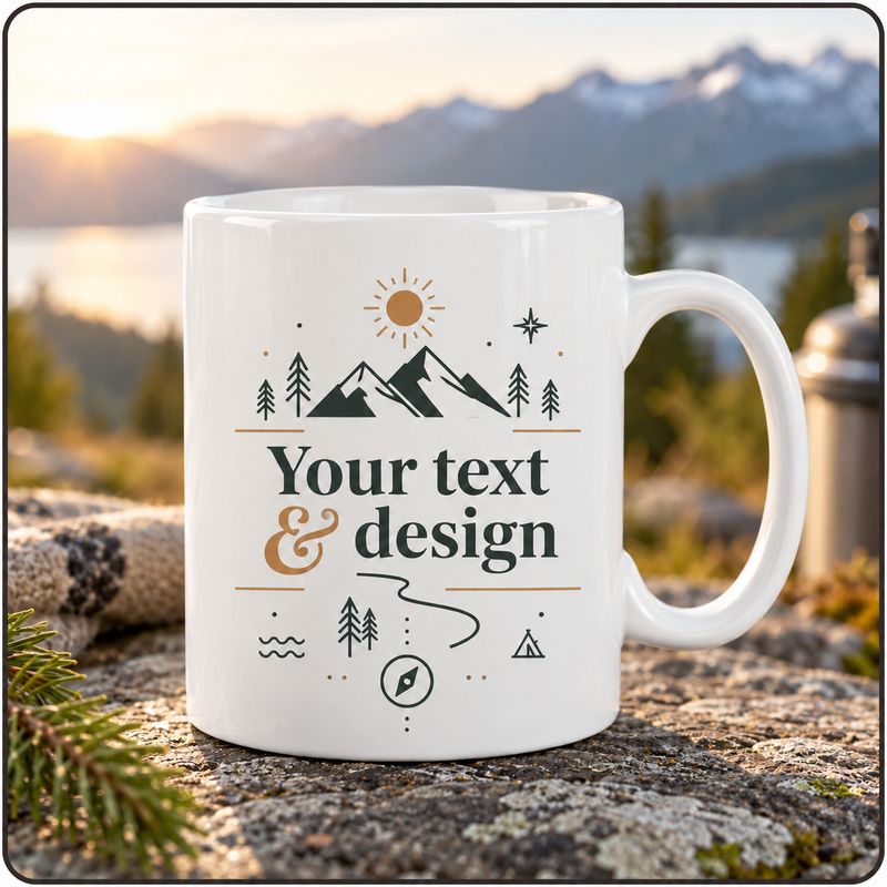 Custom Mug - printed with your design - text, logo, photos