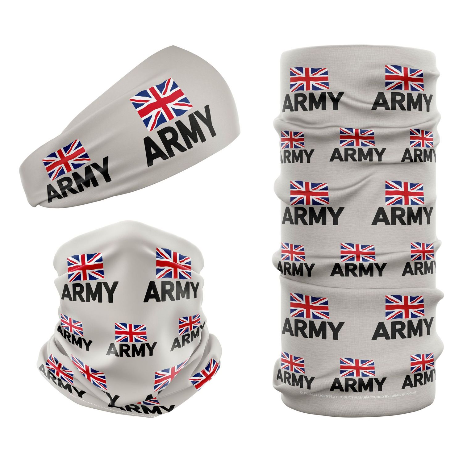 British Army Grey Snood headwear British Army Grey Snood headwear