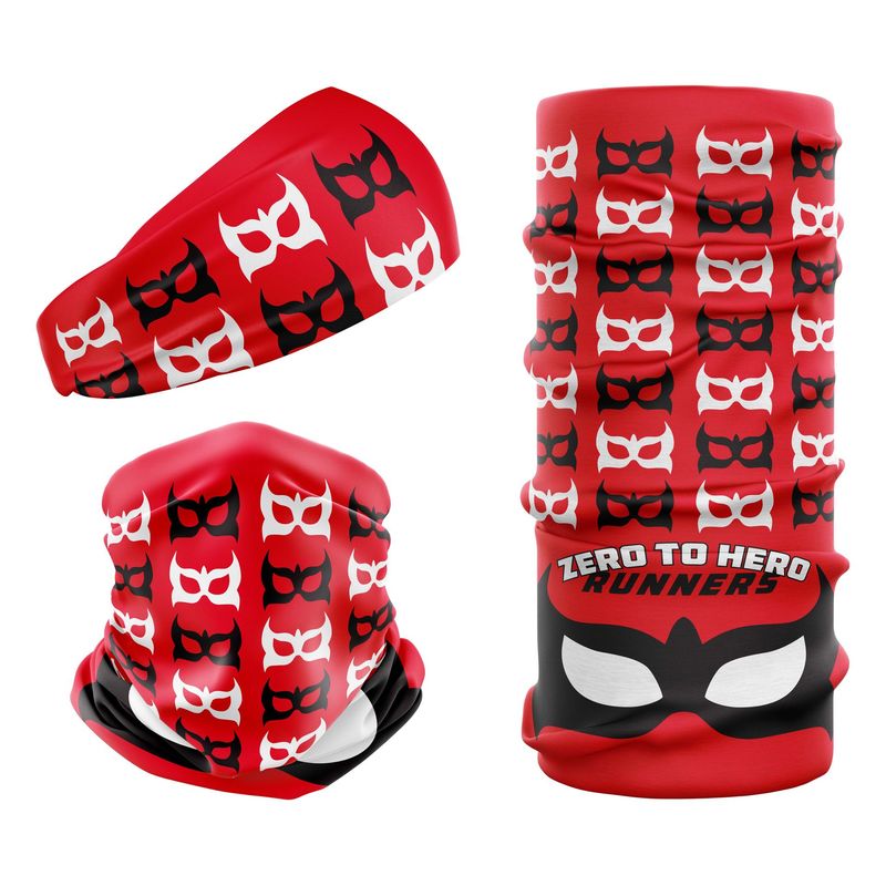 Zero To Hero Red Runners snood Zero To Hero Red Runners snood