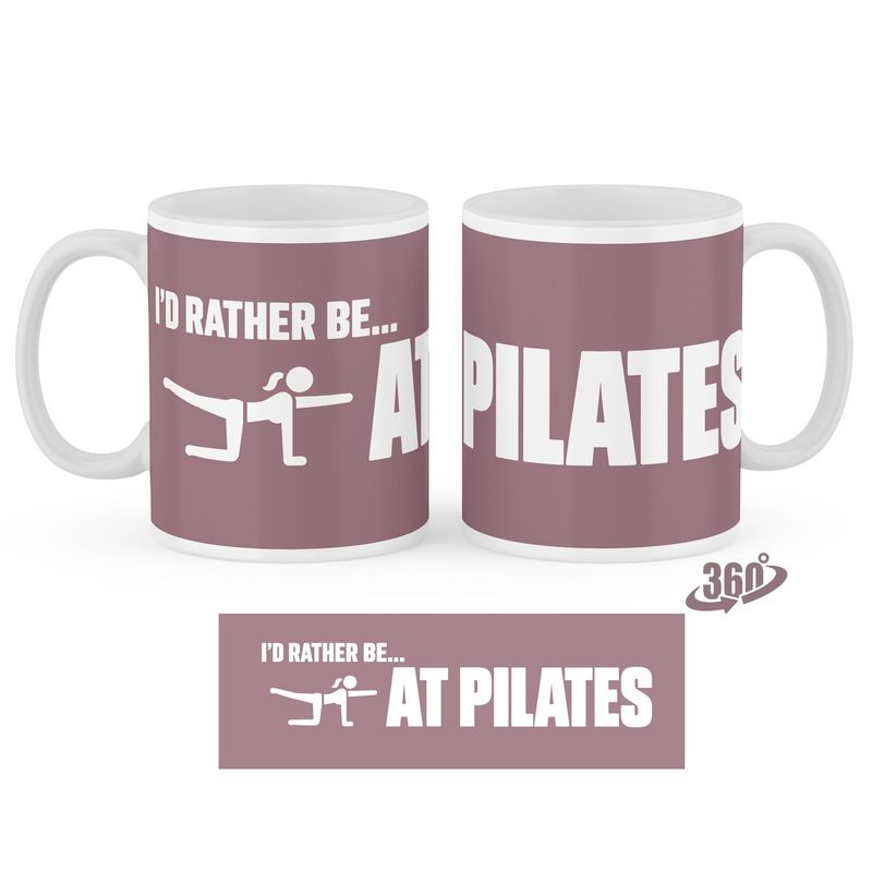 I'd rather be at Pilates 11oz ceramic mug