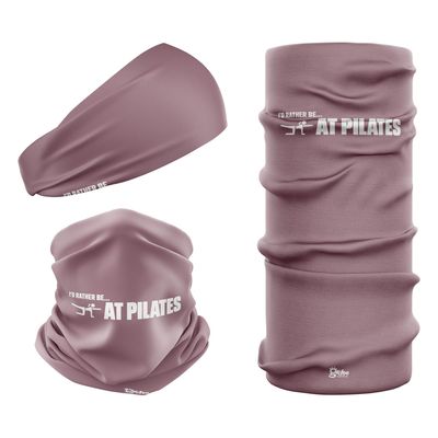 I'D RATHER BE... AT PILATES - Dusky Mauve Snood Headwear I'D RATHER BE... AT PILATES - Dusky Mauve Snood Headwear
