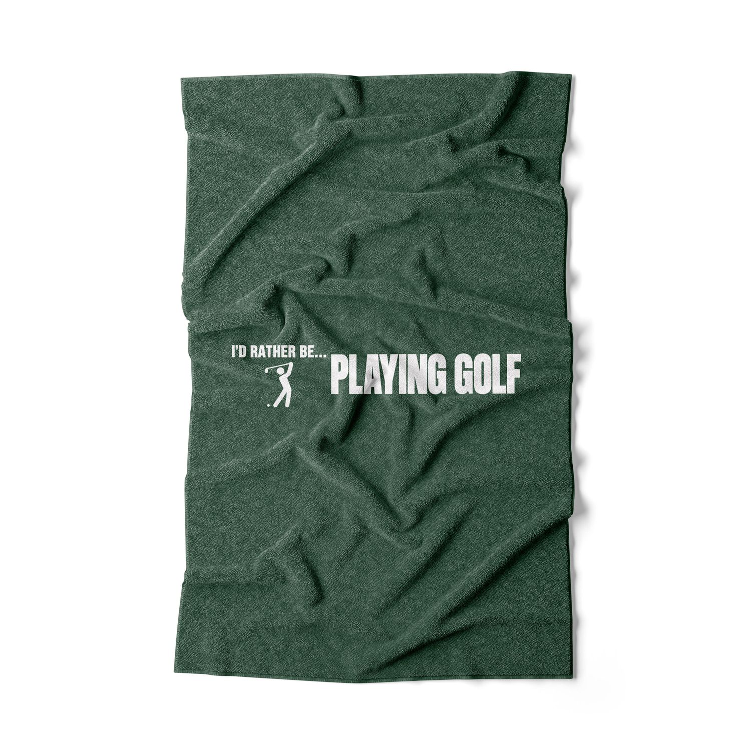 I'D RATHER BE... PLAYING GOLF - Pine Hand Towel I'D RATHER BE... PLAYING GOLF - Pine Hand Towel