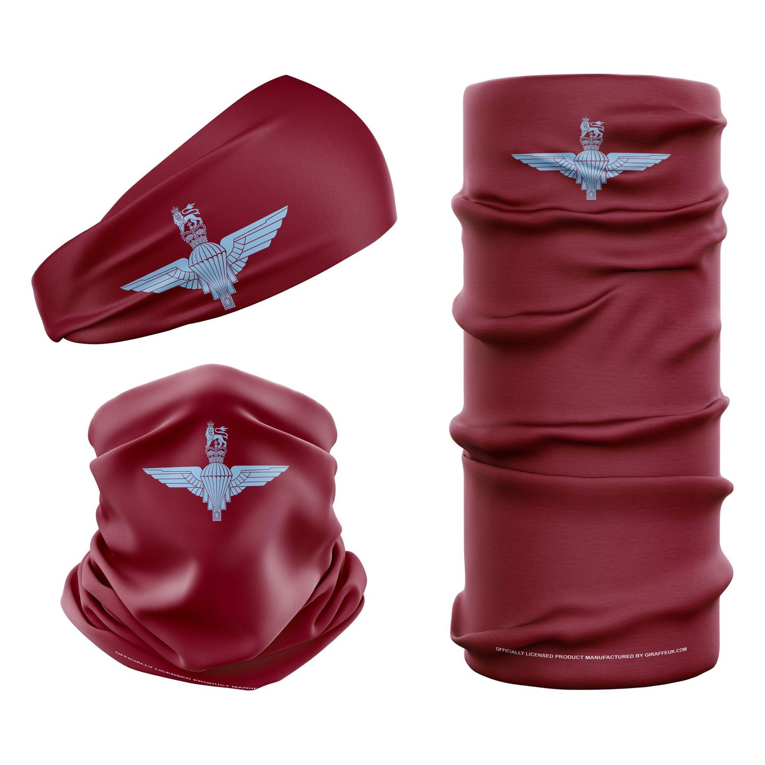 Signature MOD Parachute Regiment Red British Army Snood Signature MOD Parachute Regiment Red British Army Snood