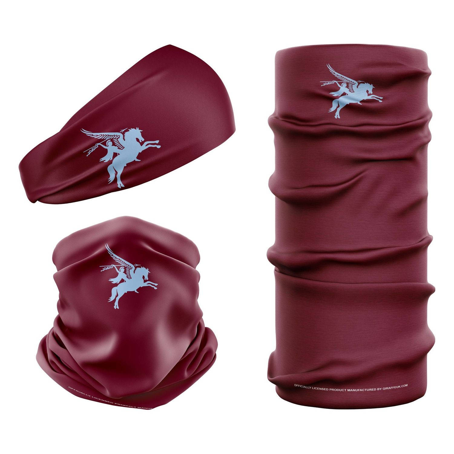 Signature MOD Parachute Regiment Pegasus Red British Army Snood Signature MOD Parachute Regiment Pegasus Red British Army Snood