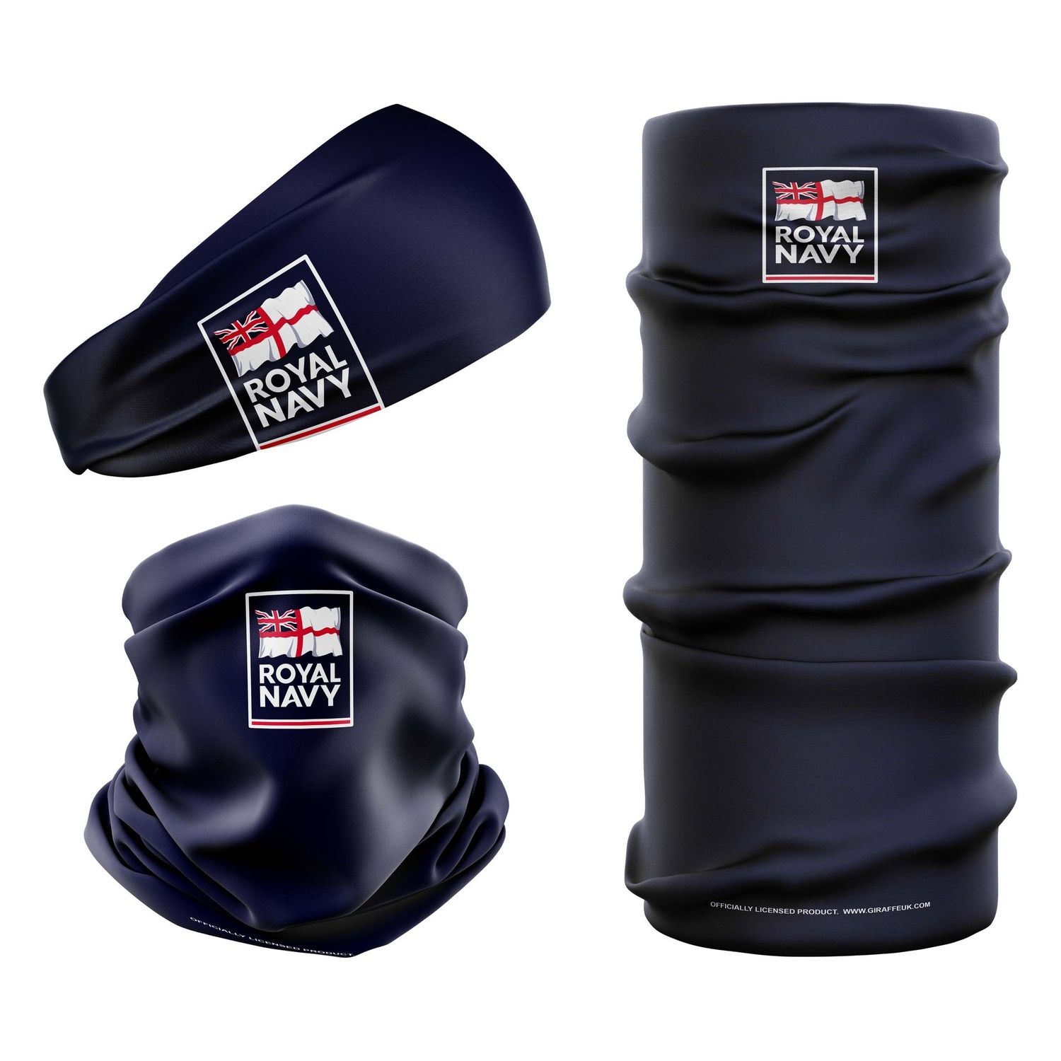 Signature MOD British Royal Navy Logo Blue Snood Signature MOD British Royal Navy Logo Blue Snood