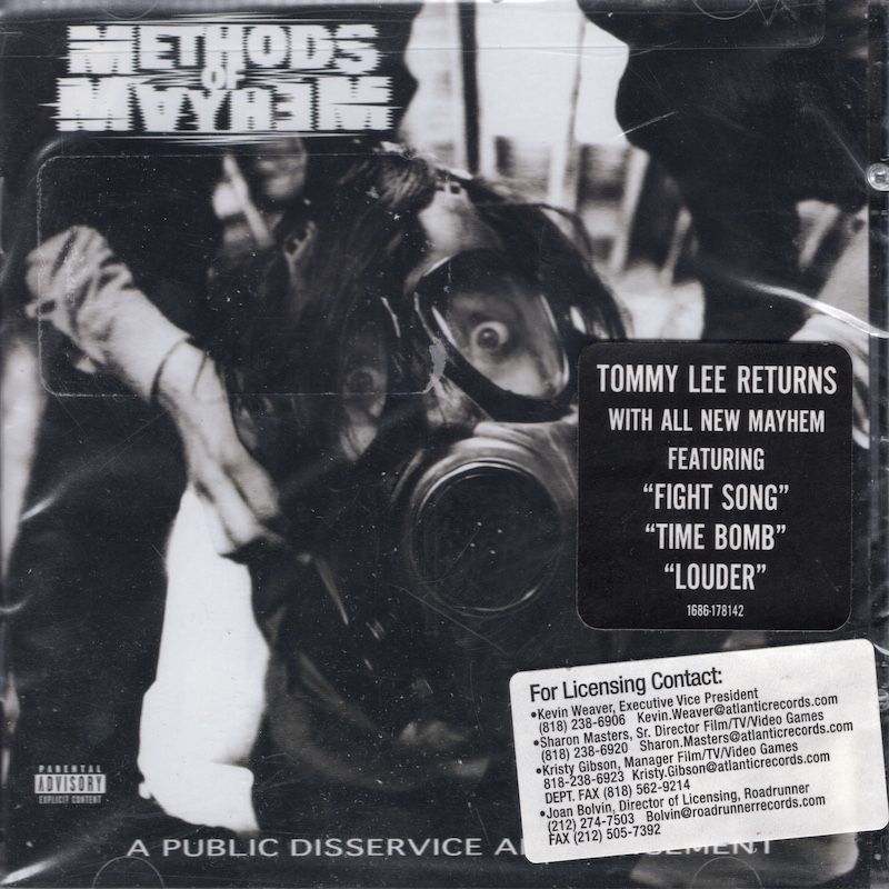 Methods Of Mayhem ‎– A Public Disservice Announcement (NEW)