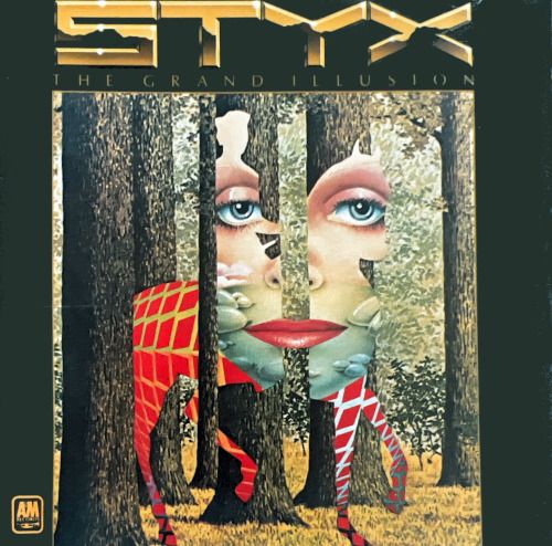 Styx ‎– The Grand Illusion (Has Poster)