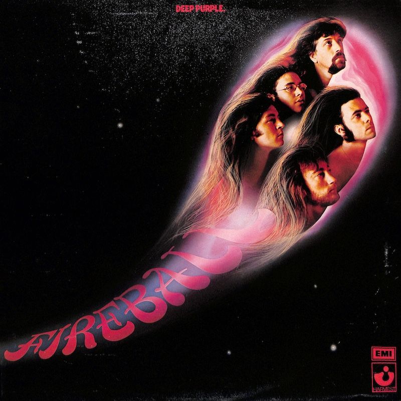 Deep Purple ‎– Fireball (UK Press, Textured Cover)