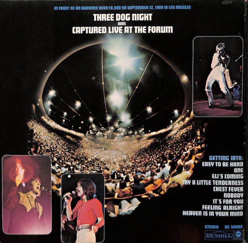 Three Dog Night – Captured Live At The Forum