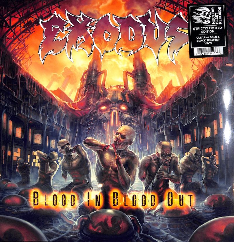 Exodus – Blood In Blood Out (10th Anniversary) Clear Gold Black Splatter