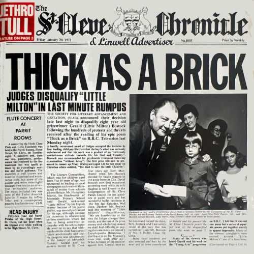 Jethro Tull – Thick As A Brick