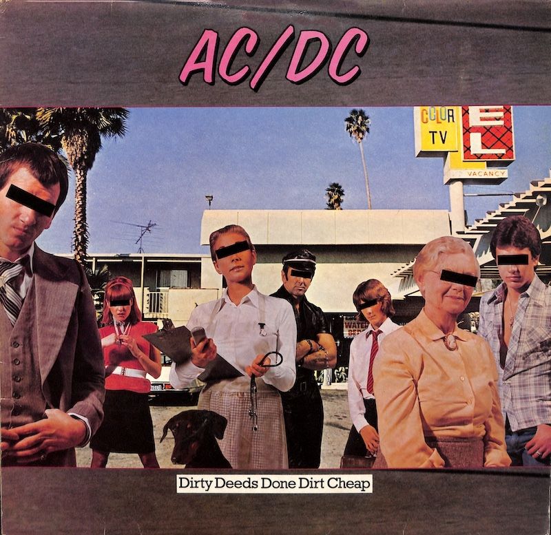 AC/DC ‎– Dirty Deeds Done Dirt Cheap (Import: UK, RP)