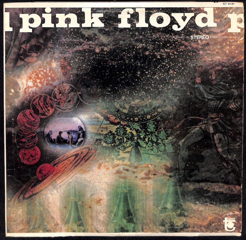 Pink Floyd – A Saucerful Of Secrets (1968 Press, Gilmour misspelled, condition: VG+)