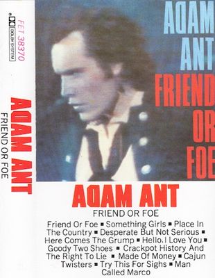Adam Ant ‎– Friend Or Foe