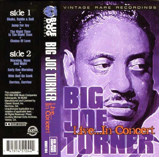 Big Joe Turner ‎– Live In Concert