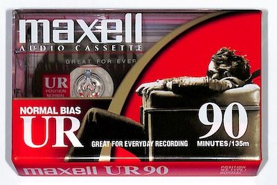 Maxell UR90 - Normal Bias - Blank Cassette - 90 Minutes (NEW)