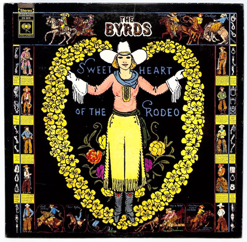 The Byrds – Sweetheart Of The Rodeo (1968, 2 eye, Condition: VG+)