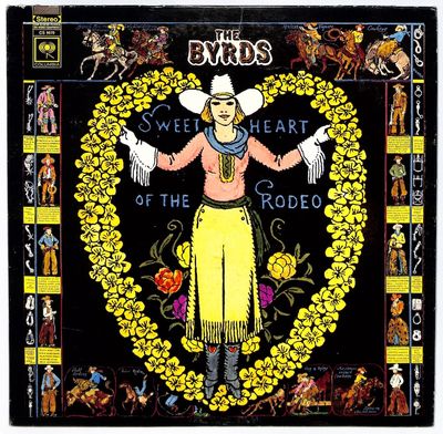 The Byrds – Sweetheart Of The Rodeo (1968, 2 eye, Condition: VG+)
