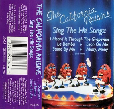 The California Raisins – Sing The Hit Songs