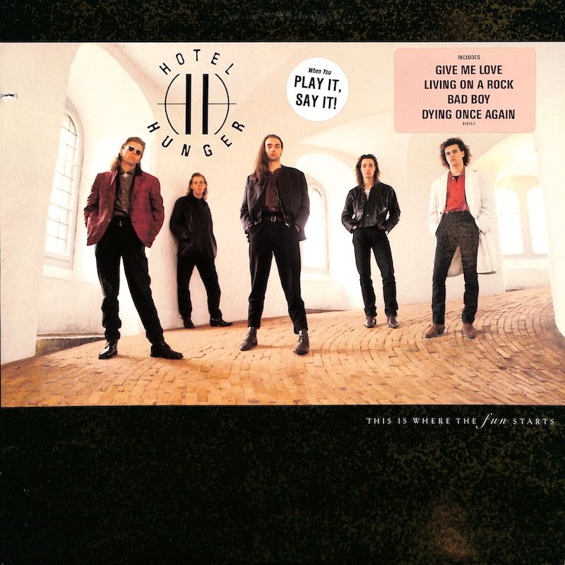 Album cover for Hotel Hunger ‎– This Is Where The Fun Starts, available at Left Round Records