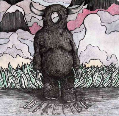 Dikembe ‎– Mediumship (White w/ Green Starburst {Punk/Emo})