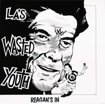 LA&#39;s Wasted Youth – Reagan&#39;s In (RE, Lime Green)