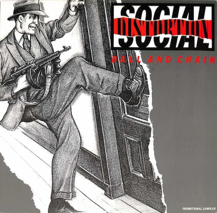 Social Distortion ‎– Ball And Chain (12&quot;, 33 ⅓ RPM, Promo, Sampler)