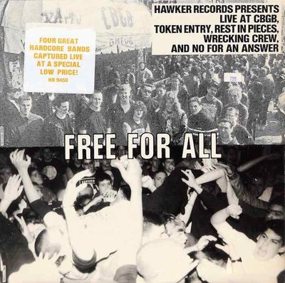 Album cover for Various ‎– Free For All (Hardcore), available at Left Round Records