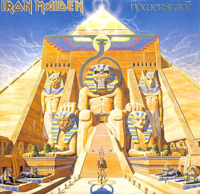 Iron Maiden – Powerslave (Textured Cover, Condition:VG+)