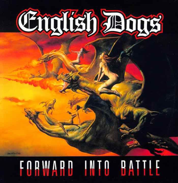 English Dogs – Forward Into Battle (RE, 2023, includes Poster, Condition: VG+)