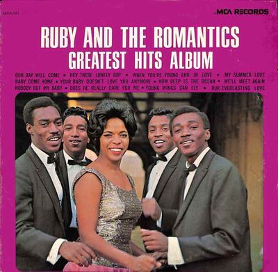Album cover for Ruby And The Romantics ‎– Greatest Hits Album (RE), available at Left Round Records