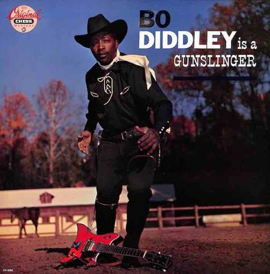 Album cover for Bo Diddley – Bo Diddley Is A Gunslinger, available at Left Round Records