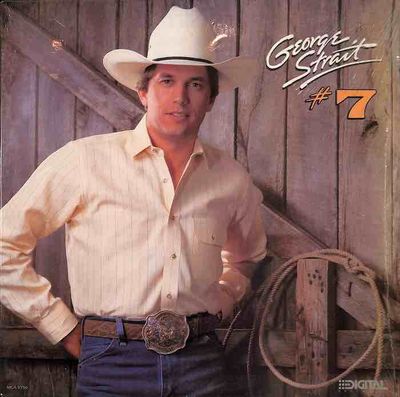Album cover for George Strait – #7 (Condition VG+, Shrink, CRC), available at Left Round Records