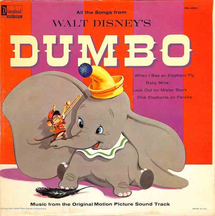 Walt Disney's Dumbo (Music From The Original Motion Picture Sound Track) (RE, 1959)
