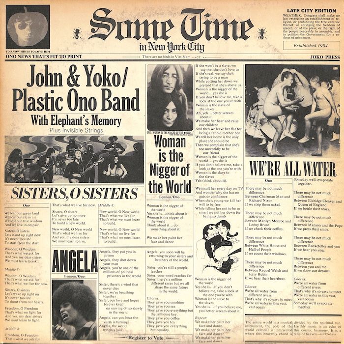 John &amp; Yoko / Plastic Ono Band – Some Time In New York City