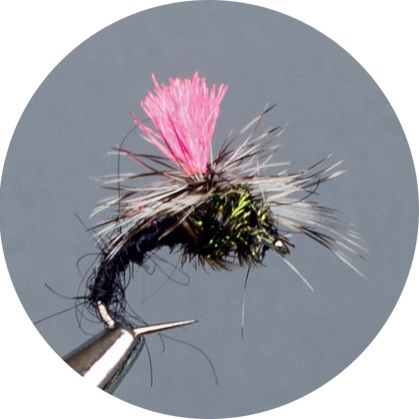 Crown Serie Barbless Dry Fly Klinkhammer Bk/Pk