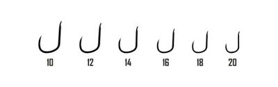 DAIKICHI SINGLE HOOKS Serie, 1251S BZ