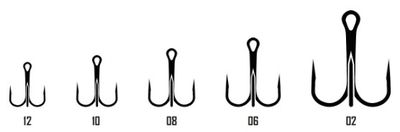 DAIKICHI ANCORETTE TREBLE HOOKS Serie, 48S BZ