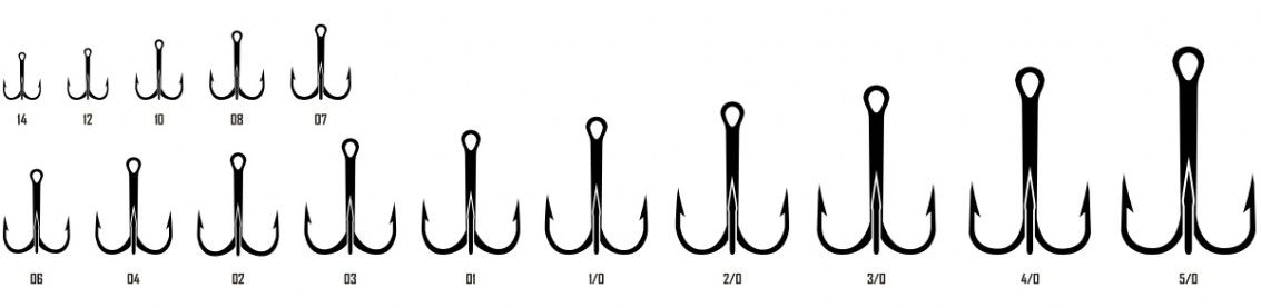 DAIKICHI ANCORETTE TREBLE HOOKS Serie, 49 NI