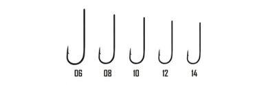 DAIKICHI SINGLE HOOKS Serie, 4551R BN