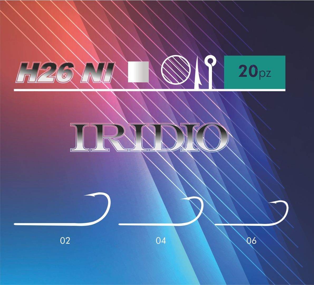 Daikichi Hooks Series H26 NI IRIDIO By Fabio Zeni