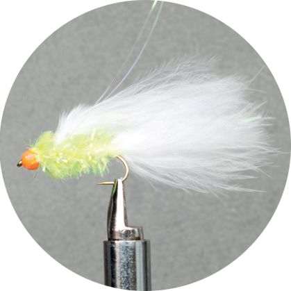 CROWN Serie, STREAMERS, CHARTREUSE WHITE